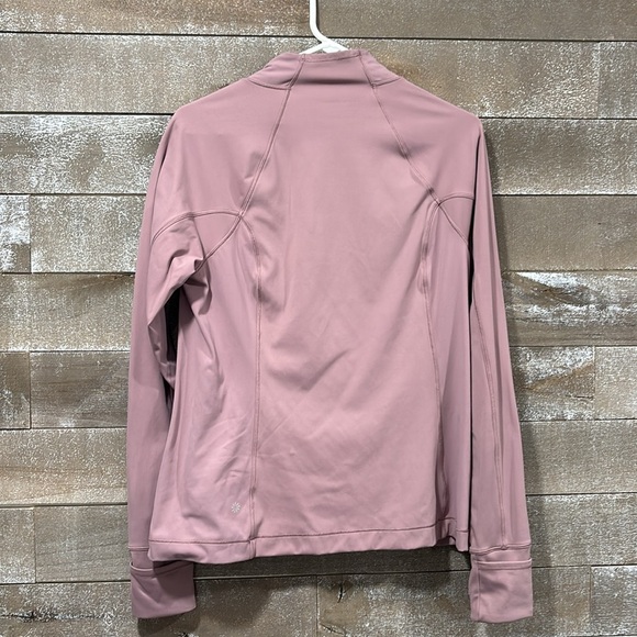 Athleta Rainier mauve half zip pullover top size L - Picture 14 of 14